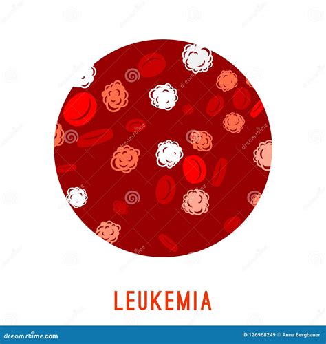 Leukemia Background Image Cartoon Vector 132197413