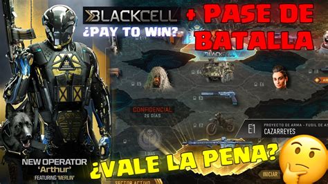 BLACK CELL PAY TO WIN EL PASE DE BATALLA VALE LA PENA WARZONE