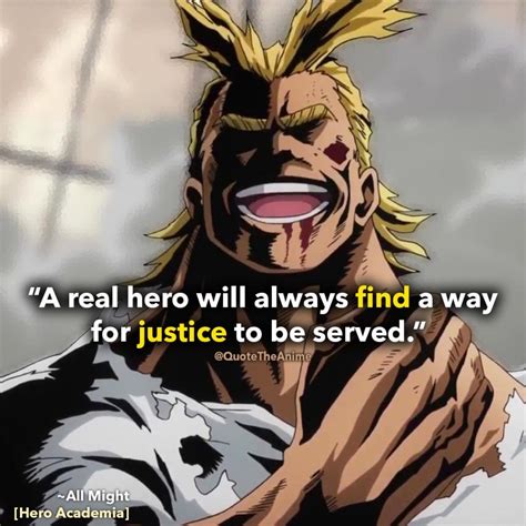 All Might Quote 27 Most Powerful My Hero Academia Quotes To Live By