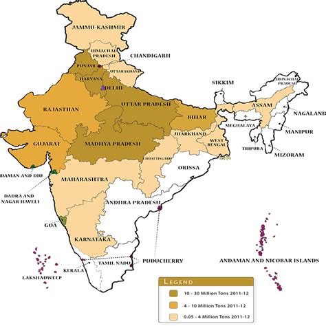 Which Of These Are The Chief Wheat Producing States In India