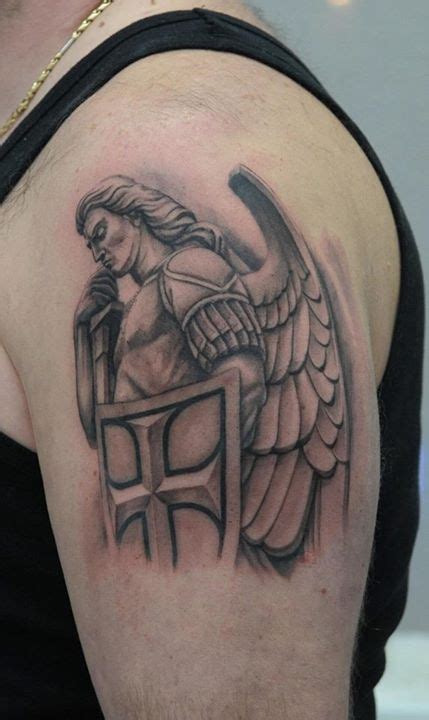 Knight Warrior Angel Tattoo