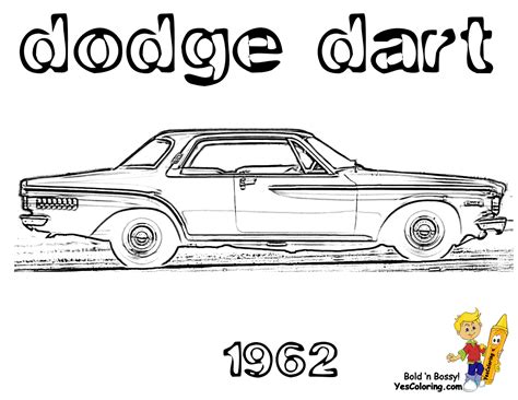 There are therefore many online printable coloring pages that you can have a blast offering them to your children. Macho Muscle Car Printables | Free | Muscle Car Coloring ...