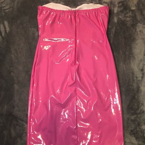 Fashion Nova Dresses Latex Pink Dress Poshmark