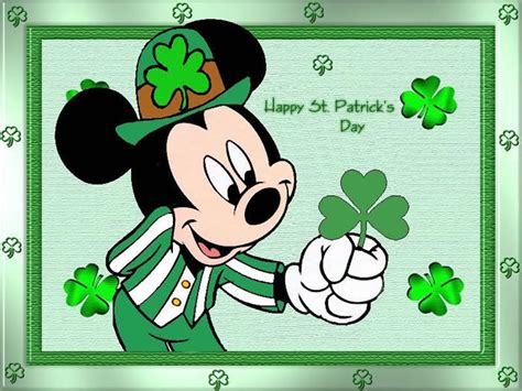 Happy St Patricks Day From Mickey Mouse Pictures, Photos, and Images