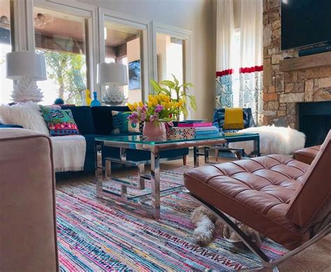 I Never Wanted A Colorful Rug In The Living Room Because I Worried It