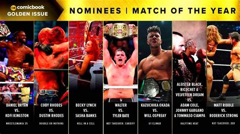 The 2019 Golden Issue Awards Nominations For Wrestling