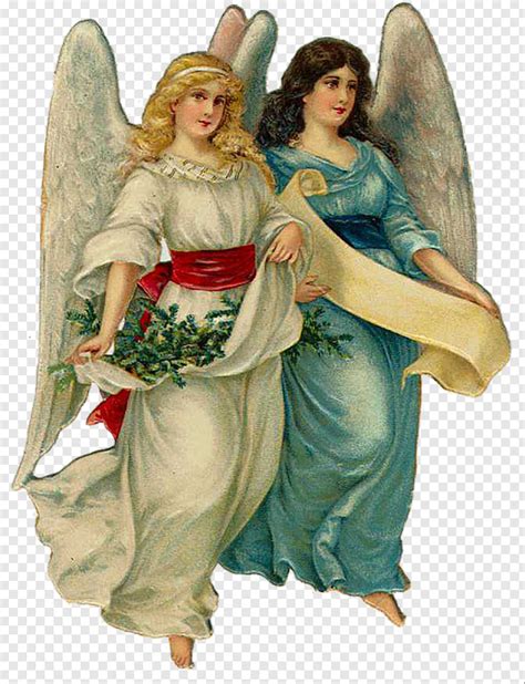 Christmas Angel Vintage Angels Clip Art Hd Png Download 566x739