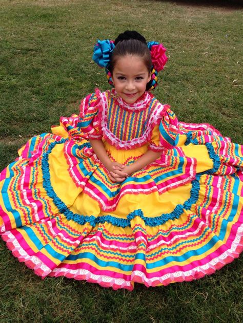 Ballet Folklórico Dress Origin Is From Jalisco Mexico First Dress Traditional Mexican Dress