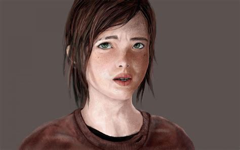Wallpaper Id 933673 The Last Of Us Us Shirt Ellie Neck Game Crew New Game 1080p Last
