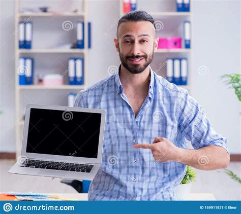 Young Designer Working In His Studio On New Project Stock Image Image