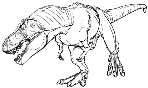 Disegno Da Colorare Dinosauro Tirannosaurus Rex Disegni Da Colorare