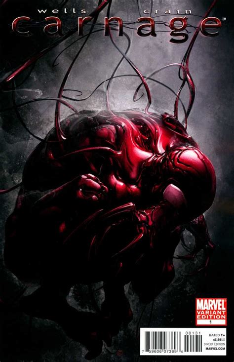 Carnage Vol 1 1 Variant Cover By Clayton Crain Marvel Comics Marvel