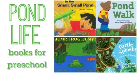 Books For Preschool About Pond Life Pre K Pages