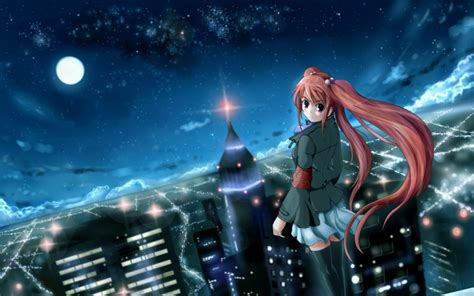 13 Wonderful Hd Anime City Wallpapers