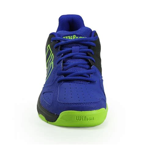 Wilson Kaos Comp Junior Tennis Shoes Blue Irisblackgreen