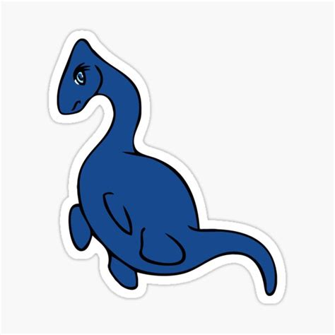 Chibi Nessie Sticker For Sale By Critcatdesigns Redbubble