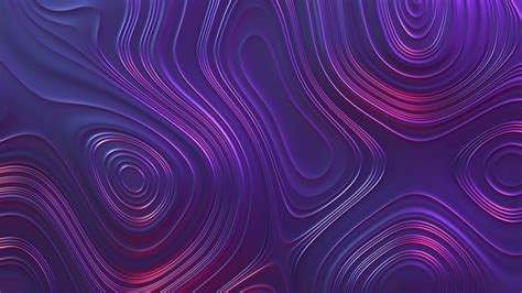 Purple And Red Abstract Painting Abstract Wavy Lines Swirl Swirls