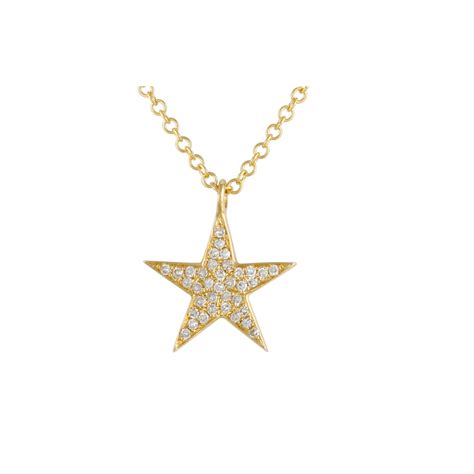 Diamond Star Necklace On An Adjustable Chain 1611 Richards Gems