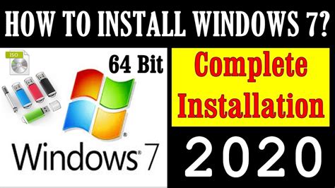 How To Install Windows 7 Ultimate 64 Bit Youtube