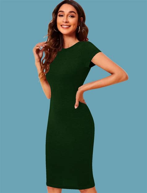 Discover More Than 141 Dark Green Bodycon Dress Latest Vn