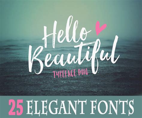 25 Elegant And Stylish Fonts For Designers Fonts Graphic Design Blog