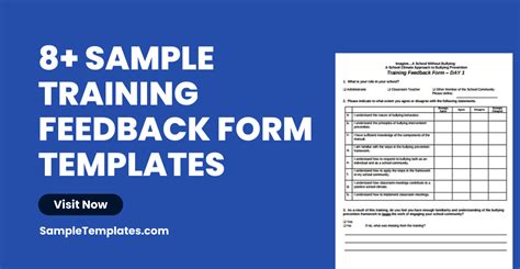 Free 8 Sample Training Feedback Forms In Ms Word Pdf
