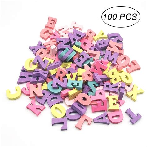 The phoenicians weren't totally original either, their alphabet was based on egyptian hieroglyphs. Aliexpress.com : Buy 100Pcs Decorative Wooden Letters Colorful Wooden ...