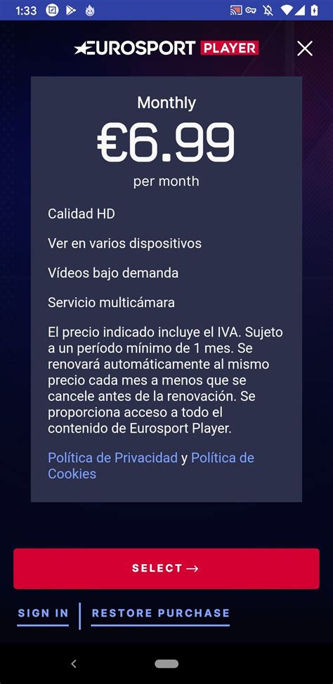 Jun 14, 2021 · eurosport player : Eurosport Player 8.8.0 - Descargar para Android APK Gratis