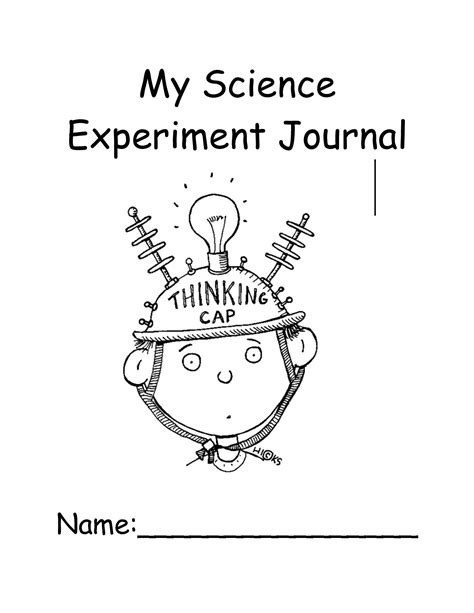 6 Best Images Of Science Journal Printable Cover Kids
