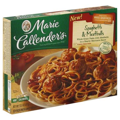 Comforting, delectable meals are quick and easy with marie callender's pot pies. Marie Callender's Spaghetti & Meatballs - Shop Entrees & Sides at H-E-B