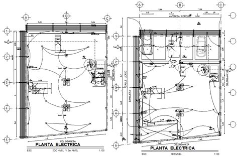 Electrical Layout Plan Dwg File Cadbull