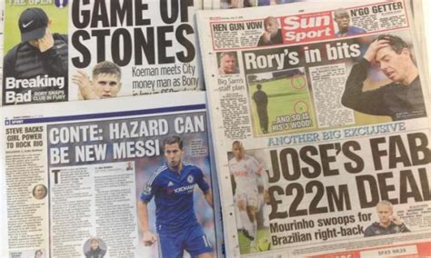 Transfer Rumours News And Gossip Sunday Newspapers Liverpool Man United Chelsea And
