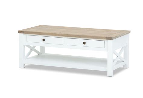 Zuma coffee table very thick glass top solid acacia wood not the cheap knock off version. WHITE/OAK NORMANDY Coffee Table | Amart Furniture