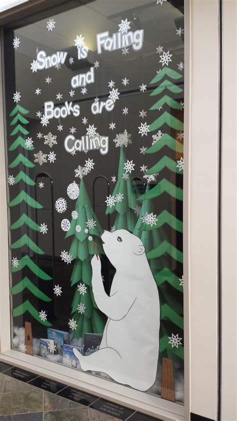 Snow Is Falling And Books Are Calling Library Display For Winter W