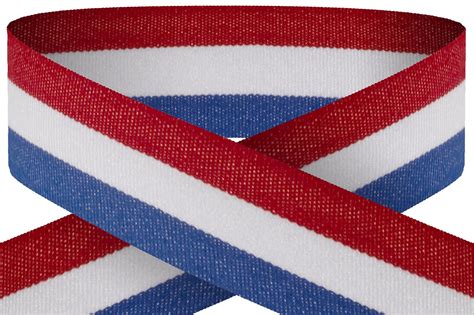 Red White And Blue 22mm Wide Ribbon Trophy Award Red And White