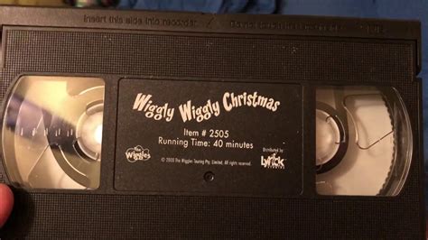 The Wiggles Wiggly Wiggly Christmas 2000 Vhs Youtube