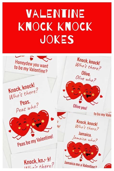 Valentine Knock Knock Jokes Valentines Day Jokes Valentine Jokes