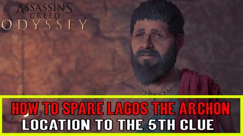 Assassin S Creed Odyssey How To Spare Lagos The Archon Peloponnesian