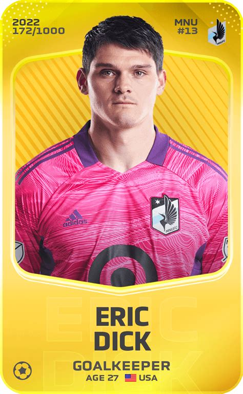 Limited Card Of Eric Dick 2022 Sorare