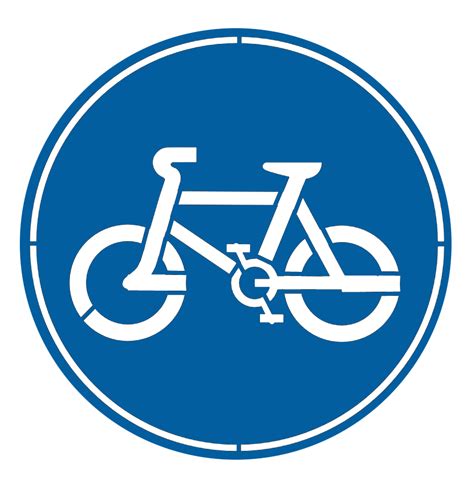 Bicycle Sign Stencil Sp Stencils