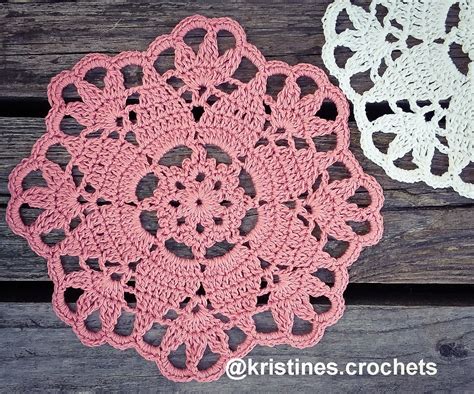 Kristinescrochets Little Flower Doily Free Crochet Pattern