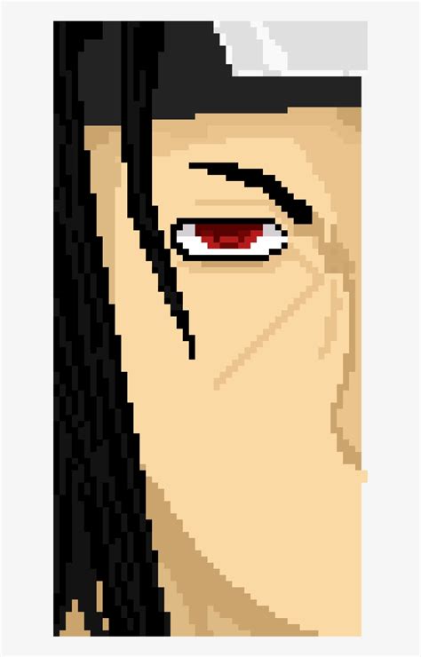 Itachi Pixel Art Kakashi Hama Repasser Sasuke Hatake Cuadricula Fuse