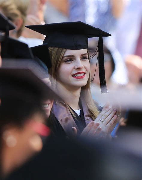 Emma Watson Graduates From Brown University In