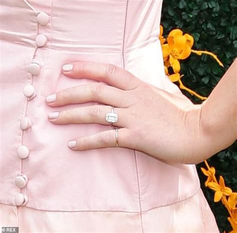 Jennifer Lawrence Is Pretty In Pink While Flashing 100000 Engagement