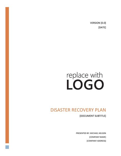 52 Effective Disaster Recovery Plan Templates Drp Templatelab