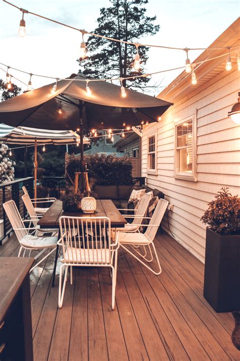 6 Ways to enjoy your Outdoor Space and Our Backyard Deck Review - Nesting With Grace