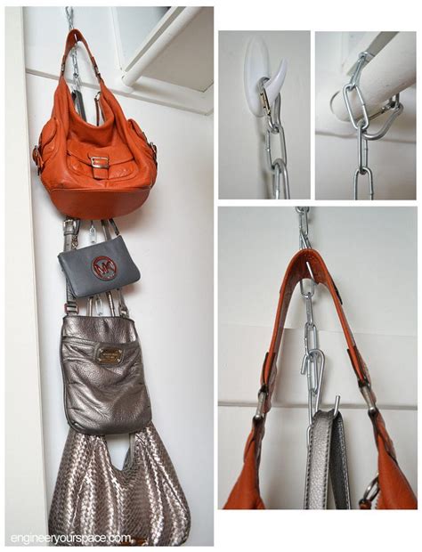 Bag hanger hook/handbag hook hanger bag holder. DIY Hanging Purse Organizer | Diy bags hanger, Hanging ...