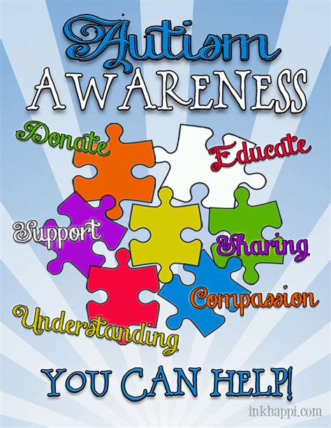Free Printable Autism Awareness Posters High Resolution Printable