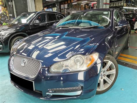 This Jaguar Xf Sent In For Full Car Spray Painting With Ceramic Paint