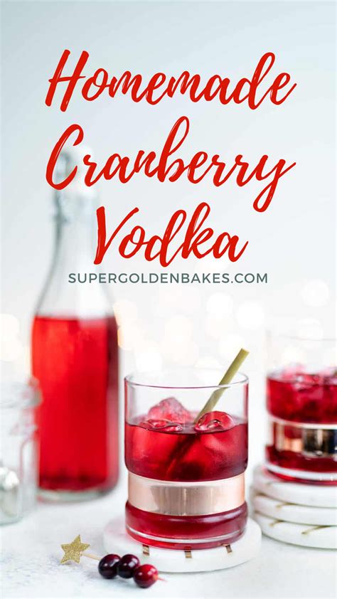 Cranberry Infused Vodka Supergolden Bakes Cranberry Vodka Cape Cod